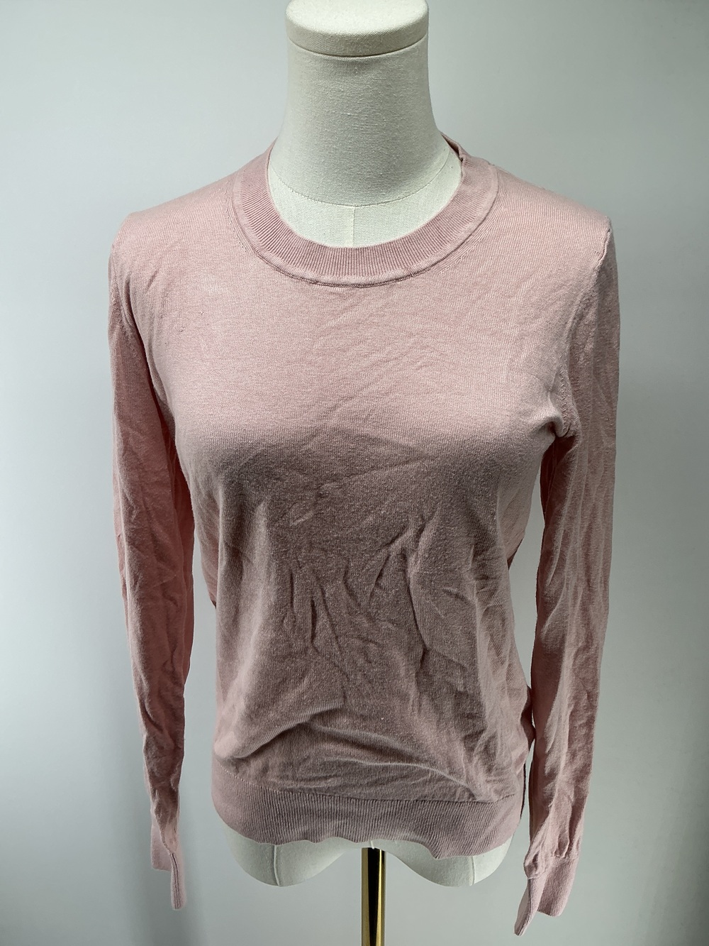 Lightweight Cotton Cashmere Crew Sweater